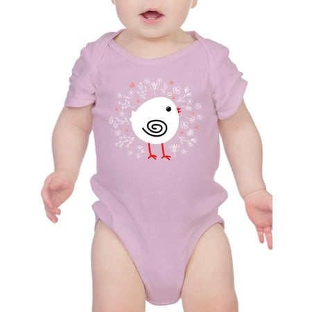 

White Chick With Spiral Wing Bodysuit Infant -Image by Shutterstock Newborn