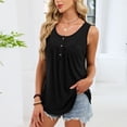 thumbnail image 4 of enyan Workout Tops for Women Racerback Basic Tank Summer 2025 Camisole V Neck Slim Fit Ribbed Sleeveless Womens Shirts,Black,M, 4 of 7