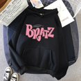 thumbnail image 4 of Sudadera con capucha y estampado de letras Bratz de talla grande para hombre y mujer, sudadera con capucha de hip hop de manga larga, ropa de calle unisex cómoda, 4 of 4
