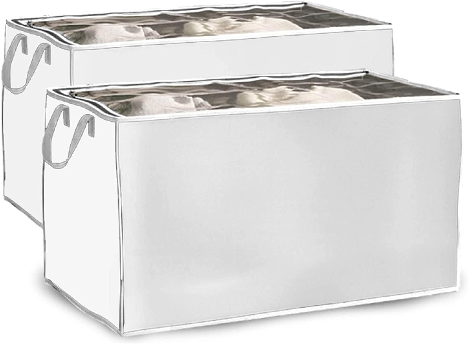 ZOBER Jumbo Blanket, Storage Bags with Zipper, Comforter Underbed