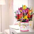 thumbnail image 4 of Mother'S Day Bouquet 2D Ornament E New Mother'S Day Greeting Card Creative Flower Bundle Set 3D Three Blessing Card, Mother'S Day Bouquet 2D Ornament *1 E Gift Clearance, 4 of 6