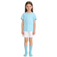 thumbnail image 2 of GiLiling Unisex Kids Soccer Jersey Set Short Sleeve Shirt and Shorts with Socks Soccer Outfit for Boys Girls (Light Blue, 9-10 Years), 2 of 4