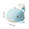 thumbnail image 3 of Whale-Shaped Kids Training Toilet with Base, Removable Bowl & Compact Design for Travel, 12+ Months, 3 of 9