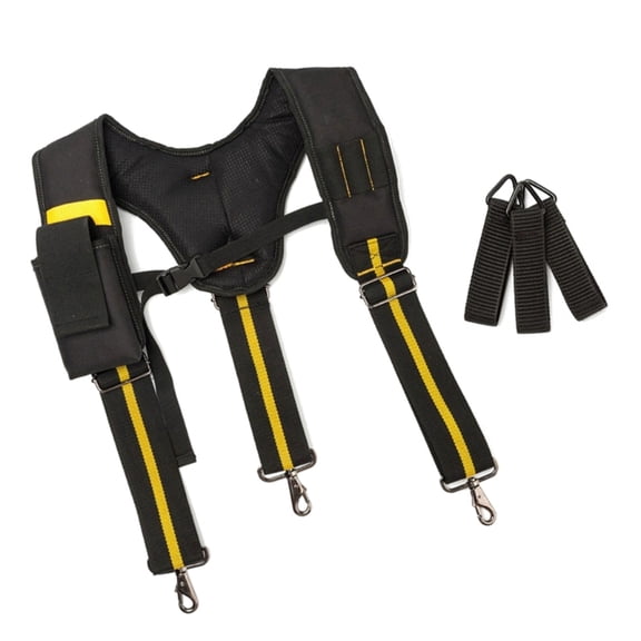Tool Belt Suspenders for Men Heavy Duty Work Suspender for Electrician Carpenter