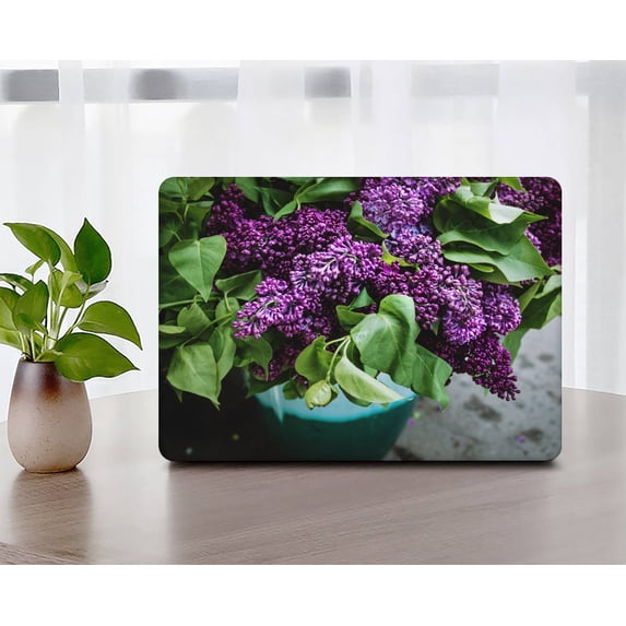 KSK KAISHEK Hard Protective Shell Case Cover Only Compatible 2022.0 Release MacBook Air 13.6 inchs m2 with Touch ID Type C Model: A2681 m2 Purple series 0187 + Black Keyboard Cover