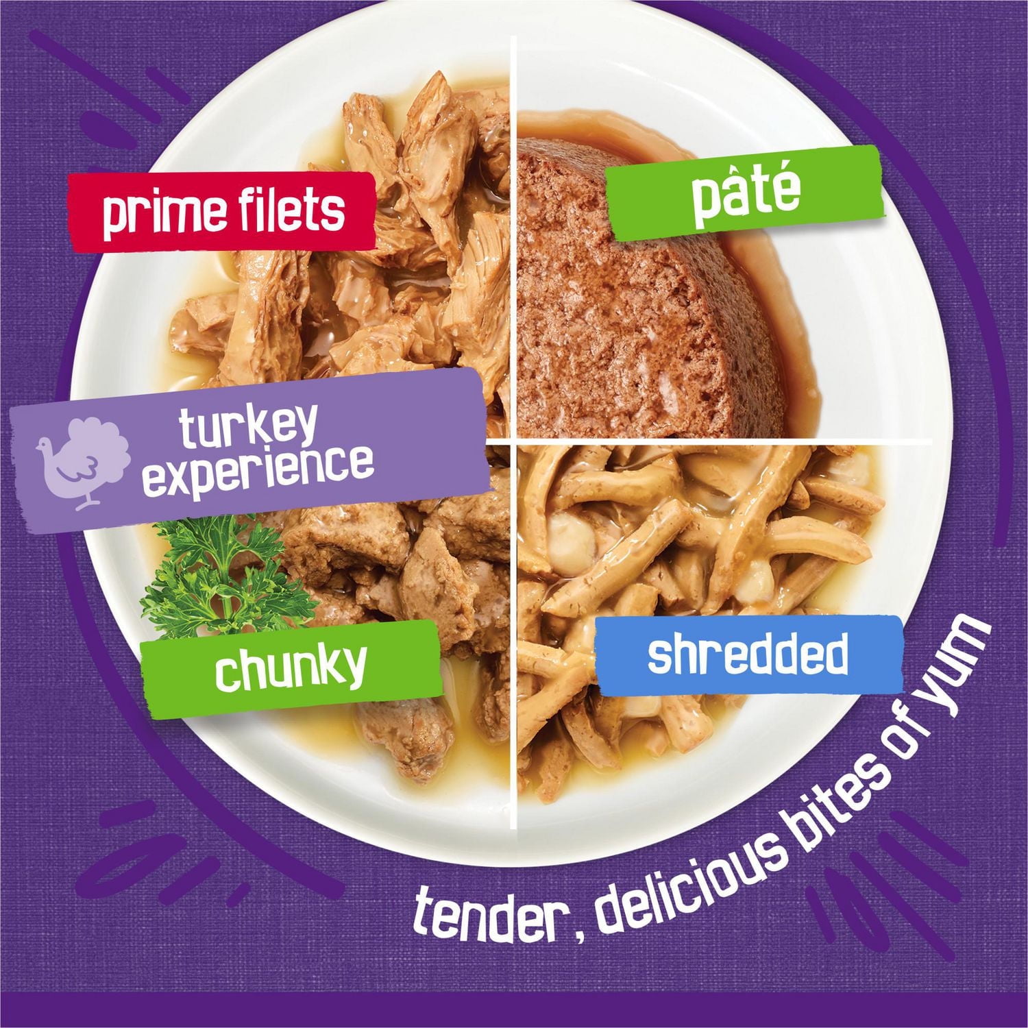 Friskies Turkey Experience Super Pack Variety Pack, Wet Cat Food 32 x 156 g, 156 g x 32