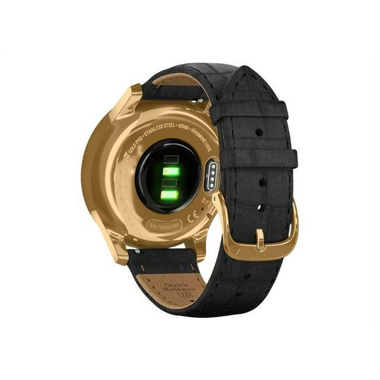 Garmin vivomove® Luxe 24K Gold PVD Stainless Steel Case with Garmin vivomove® Luxe 24K Gold PVD Stainless Steel Case with