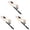 Black 3 Packs, variant on Cat Fishing Rod Toy Sturdy Cat Teasing Stick Interactive Toys Unique Styles,Fishing Rod Is Randomly Either ,Fishing Rod Telescopic ,Extend Up To 72cm/28.35inch