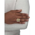 thumbnail image 4 of PalmBeach Jewelry Men's Black Onyx and Diamond Accent Eagle Ring in 14k Gold-plated Sterling Silver, 4 of 6