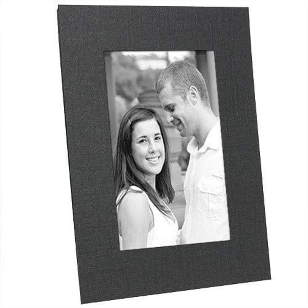 Black cardstock photo easel frame w/plain border sold in 25s 4x6, 4x6 By SendAFrame Walmart