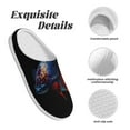 thumbnail image 5 of Lsque Colorful Betta Fish Pattern Womens Comfort Cotton on Scuff With Memory Foam and Anti-skid Sole Slipper-46/47, 5 of 7