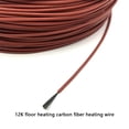 thumbnail image 3 of Dalazy Heating Cable Floor Warming Wire 12K Home Supplies Insulating Surface Rubber Winter Incubator Fittings Electric Pad Rope, 3 of 6