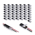 thumbnail image 1 of 50PCS Double-Wire Plug-in Connector with Locking Buckle,Pluggable Connectors 2 Pin 2 Way Universal, 1 of 5