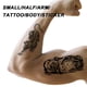 thumbnail image 4 of 12 hojas de tatuajes temporales para mujeres, arte corporal falso, boceto de brazo, pegatinas de tatuaje para niñas y adultos, belleza, 4 of 5