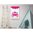 thumbnail image 2 of Awkward Styles Princess Carriage Canvas Art Pink Decals Girls Room Wall Art Nursery Room Decor Funny Decor for Kids Princess's Room Art Girls Play Room Wall Decor Pink Canvas Decor Ideas, 2 of 7