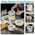 thumbnail image 4 of 3Pcs 100/200/400 Mesh Kitchen Nut Milk Ultra-Fine Mesh Strainer Nylon Mesh Filter Spoon for Soy Milk, 4 of 5
