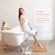 thumbnail image 2 of Alfombra de baño Bamfan Luxury Shower, antideslizante, de bambú, impermeable, 2 of 6