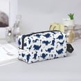 thumbnail image 6 of Uemuo Cute Cartoon Dinosaur Pattern Portable Toiletry Bags with Handle, Waterproof travel Make up Bags for Women, Large Capacity Travel Cosmetic Bags, 6 of 9