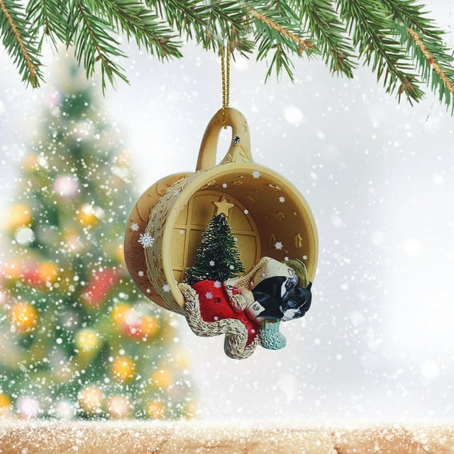 Christmas Pendant Ornaments Personality Ornaments Christmas Ornaments Christmas Tree Ornaments Ornaments Indoor Rear View Pendant Ornaments Stained Glass Window Hangings Easter Bowl Fillers Christmas