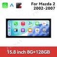 thumbnail image 3 of ZWNAV 15.8 inch Android 15 Car Radio For Mazda 2 2002-2007 HD Multimedia Video Player Navigation GPS DVD 4G DSP Stereo Bluetooth, 3 of 15