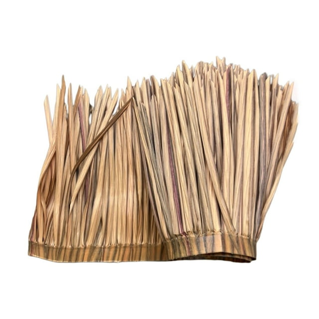 GROWTH TANK Artificial Straw Roof Thatch Accessory Stylish Reusable Versatile Decorative for Style A