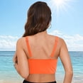 thumbnail image 4 of Women's Swimwear Tankini Set Beach Pool Cover Up Hollow Out Bikini Top With Swim Shorts Conservative Two Piece Bathing Suit Sunflower Top And Bottom for Women Women Swim Dress with Short Swimsuit Tops, 4 of 6
