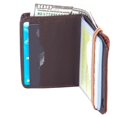 thumbnail image 3 of The Season Essentials Men’s Minimalist Wallet Slim Bifold With Multi Credit Card Pockets Large Capacity – Dark Brown-Brown, 3 of 7