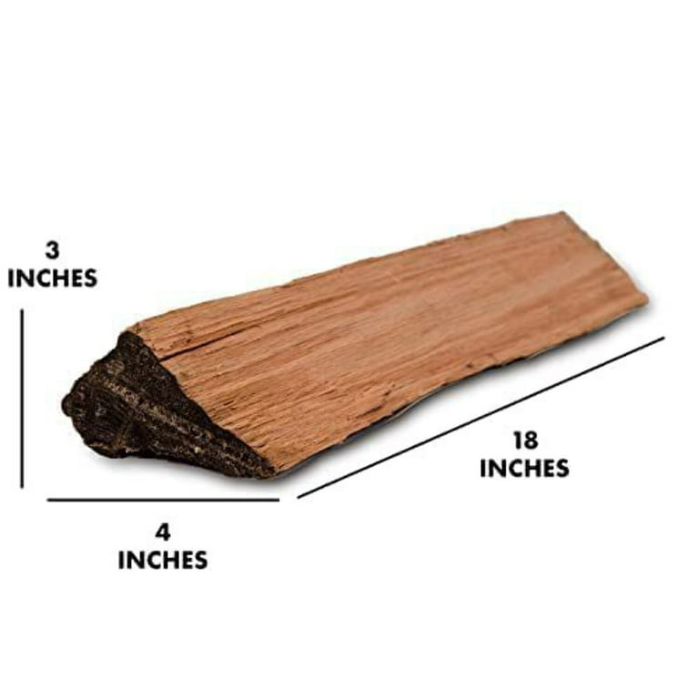 Seasoned Firewood by Home and Country USA. Hardwood, Kiln Dried Firewood for Outdoor Fire Pits, Wood Burning Stoves, and Campfires. 25 lb