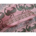 thumbnail image 4 of oneOone Silk Tabby Fabric Floral & Peacock Block Decor Fabric Printed BTY 42 Inch Wide, 4 of 4