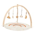 thumbnail image 2 of Lipstore Wooden Baby Gym Arch Exercise Accessory Hanging Bar for Girls Newborn Infant, 2 of 8