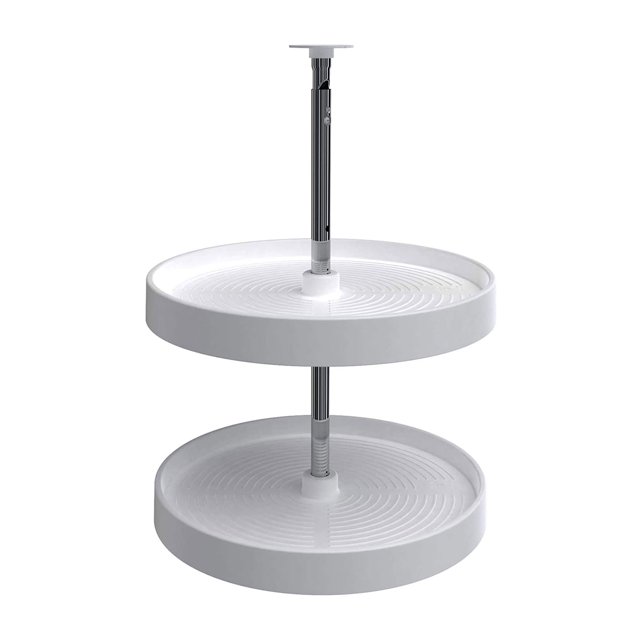 Rev-A-Shelf 18'' Full-Circle 2-Shelf Lazy Susan for Corner Wall Cabinets, 2062-18-11-1