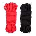 thumbnail image 4 of Milaget General Purpose Cotton Rope - 32/65 Feet Length, 1/4 Inch Diameter 10m Red, 4 of 5