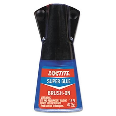 Super Glue Brush On, 0.17 oz, Clear