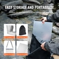 thumbnail image 4 of SIHAO Complete Sluice Box Gold Panning Kit, 50" Folding Aluminum Alloy Gold Mining Equipment, 23PCS Gold Prospecting Kit with Gold Pan, Classifier Screen, Separating Magnet, Backpack and More, 4 of 8