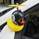 thumbnail image 5 of Juguetes de pato de goma, adornos de coche, decoraciones de salpicadero de coche de pato amarillo con casco de hélice para bicicleta y motocicleta Ormromra WMZY-48-1, 5 of 6