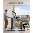 thumbnail image 4 of ErGear Support de Moniteur Simple de 13 à 49 Pouces pour Écrans Ultra Larges, Supporte 26,5 Lb, Bras de Moniteur Simple Robuste, Support de Moniteur Simple, 4 of 7