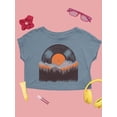 thumbnail image 2 of Record Mountains Graphic Tee Crop Tee Women's, 2 of 4