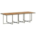 thumbnail image 2 of vidaXL 15 Piece Garden Dining Set with Cushions Grey Poly Rattan, 2 of 5