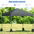 thumbnail image 5 of Spaco 8’x8' Outdoor Pop up Canopy Tent w/Roller Bag-Gray, Party Tent for Outside Party Waterproof Canopy Wedding Tent BBQ Shelter, 5 of 9