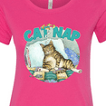 thumbnail image 4 of Inktastic Cat Nap Cute Sleeping Cat Women's T-Shirt, 4 of 5