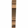 thumbnail image 2 of Ekena Millwork 6"W x 42"D x 42"H Balboa Traditional Rough Sawn Bracket, Western Red Cedar, 2 of 13