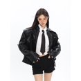 thumbnail image 5 of QWEEK Korean Style Cropped White Short Shirts with Ties Vintage Long Sleeve Short Blouse Autumn Casual Youth Clothes Gyaru Y2k, 5 of 5
