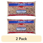 (2 pack) Silers Selected Beans Dried Cranberry Beans, 32 oz