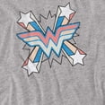 thumbnail image 3 of Wonder Woman Burst 1 Kids T Shirt (X-Large) for Youth Toddler Boys and Girls, Athletic Heather, 3 of 5