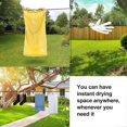 thumbnail image 5 of 4Pcs Portable Clothesline, Retractable Travel Clothes Line with Suction Cups, 5 of 5