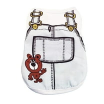 Moocorvic Small Dog Shirt Vest for Dogs Cats Boy Girl, Soft Breathable Pet Clothes Pet Photo Props