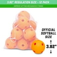 thumbnail image 6 of GoSports Limited Flight Modern Training Softballs 12 Pack - Regulation Size, 6 of 6