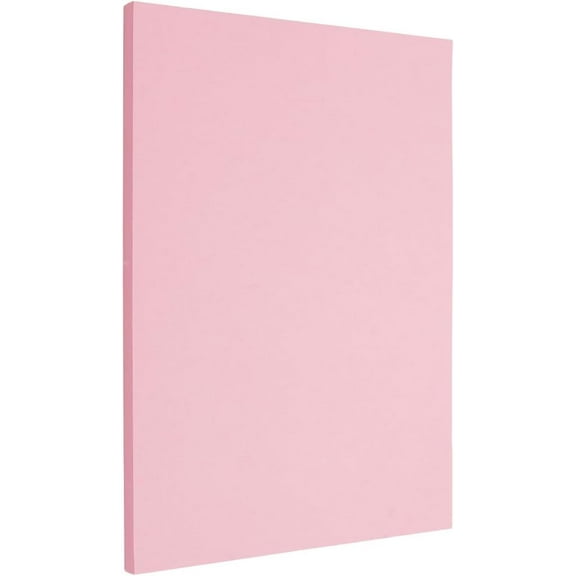 50Pcs 8.3" x 11.7" Card Stock Pink Paper A4 Cardstock 65 Lb Colored Blank Heavy Rectangle Cards Art Kraft Cover Printer Paper