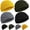 Black, Army Green, Dark Gray, Yellow, variant on 4 Pieces Trawler Beanie Watch Hat Roll up Edge Skullcap Fisherman Beanie Unisex