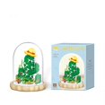 thumbnail image 3 of Building Blocks Flower Flower Small Particle Rose And Chrysanthemum Potted Bouquet, 3 of 5